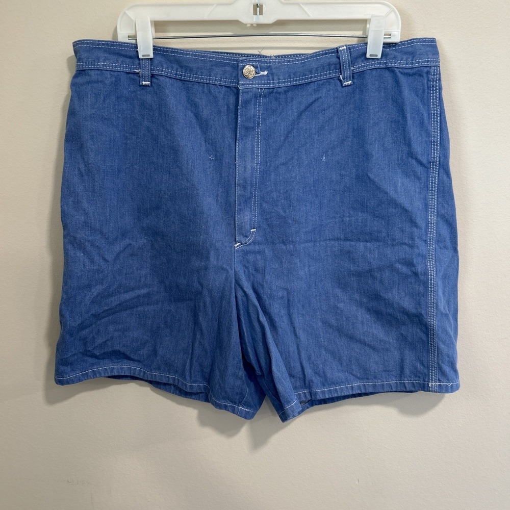 Vintage Sears Size 40 Waist Light Blue Retro‎ Shorts